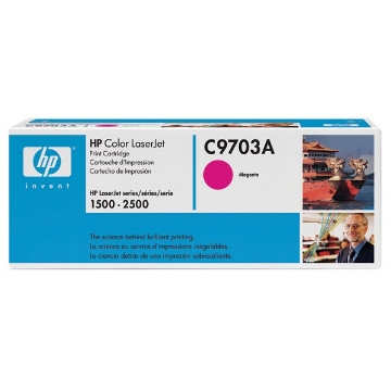 Show details for HP C9703A (HP 121A) Magenta Toner Cartridge (4000 Yield) Picture of HP C9703A (HP 121A) Magenta Toner Cartridge (4000 Yield)