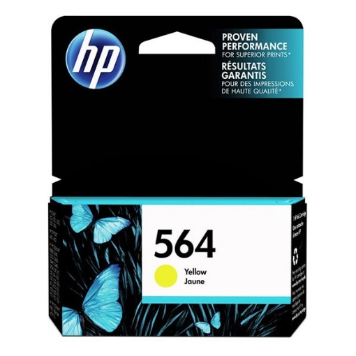Picture of HP CB320WN (HP 564) OEM Yellow Inkjet Cartridge