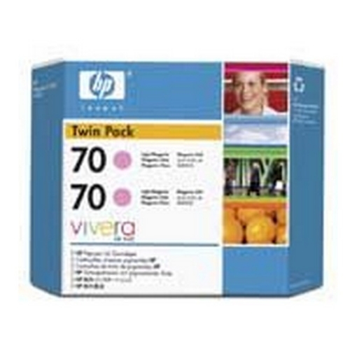 Picture of HP CB346A (HP 70) OEM Light Magenta Ink Cartridge (twin pk)
