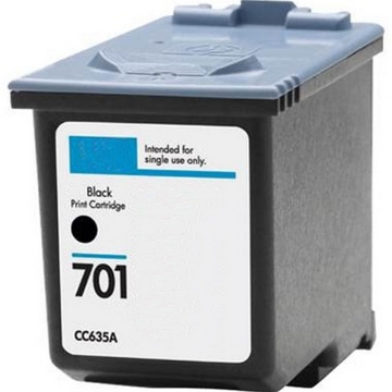 Show details for Compatible CC635A (HP 701) Compatible HP Black Inkjet Cartridge Picture of Compatible CC635A (HP 701) Compatible HP Black Inkjet Cartridge
