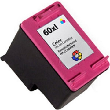 Show details for Compatible CC644WN (HP 60) High Yield Tri-Color Inkjet Cartridge (450 Yield) Picture of Compatible CC644WN (HP 60) High Yield Tri-Color Inkjet Cartridge (450 Yield)