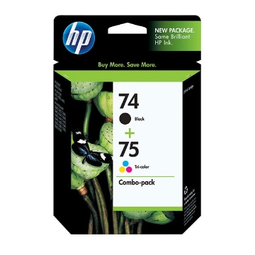 Show details for HP CC659FN (HP 74, HP 75) OEM Black & Color Inkjet Cartridge Picture of HP CC659FN (HP 74, HP 75) OEM Black & Color Inkjet Cartridge