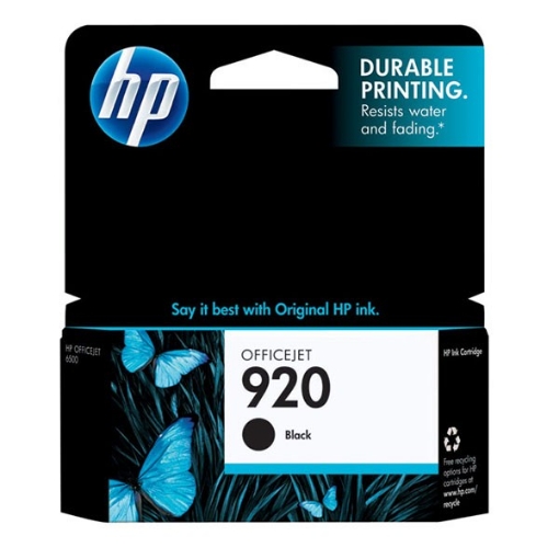 Picture of HP CD971AN (HP 920) OEM Black Inkjet Cartridge