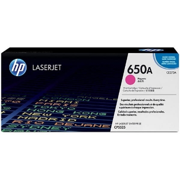 Show details for HP CE273A (HP 650A) OEM Magenta Laser Toner Cartridge Picture of HP CE273A (HP 650A) OEM Magenta Laser Toner Cartridge