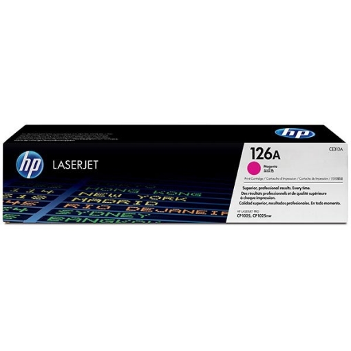 Picture of HP CE313A (HP 126A) OEM Magenta Toner Cartridge