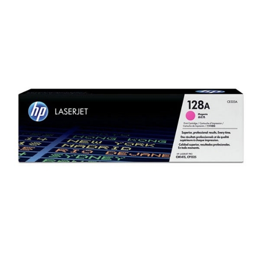 Picture of HP CE323A (HP 128A) OEM Magenta Colorsphere Print Cartridge