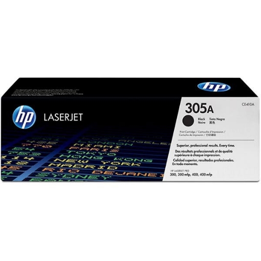 Picture of HP CE410A (HP 305A) Black Toner Cartridge (2200 Yield)