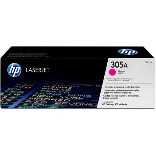 Picture of HP CE413A (HP 305A) Magenta Toner Cartridge (2600 Yield)