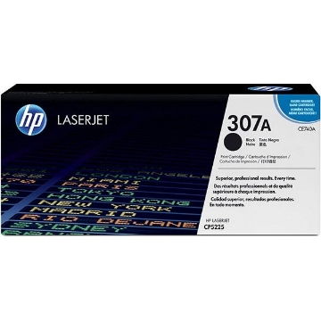 Show details for HP CE740A (HP 307A) OEM Black Laser Toner Cartridge Picture of HP CE740A (HP 307A) OEM Black Laser Toner Cartridge