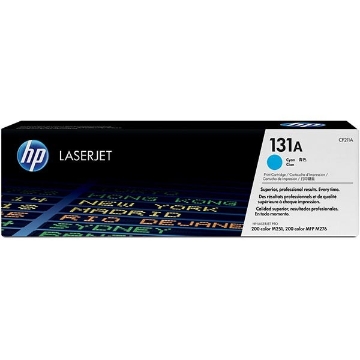 Show details for HP CF211A (HP 131A) OEM Cyan Laser Toner Cartridge Picture of HP CF211A (HP 131A) OEM Cyan Laser Toner Cartridge