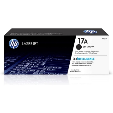 Show details for HP CF217A (HP 17A) OEM Black Toner Cartridge Picture of HP CF217A (HP 17A) OEM Black Toner Cartridge