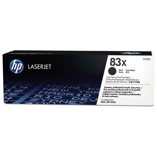 Picture of HP CF283X (HP 83X) OEM High Yield Black Toner Cartridge