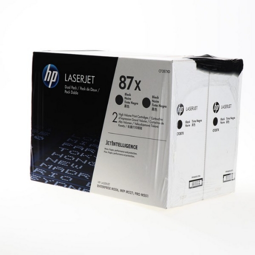 Picture of HP CF287XD (HP 87X) OEM High Yield Pack Toner Cartridges (2 pk)