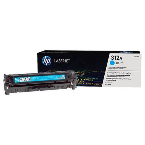 Picture of HP CF381A (HP 312A) OEM Cyan Toner Cartridge