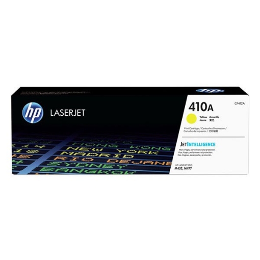 Picture of HP CF412A (HP 410A) OEM Yellow Toner Cartridge