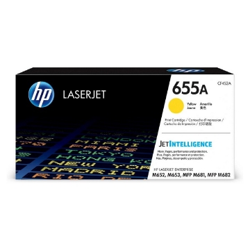 Show details for HP CF452A (HP 655A) OEM Yellow Toner Cartridge Picture of HP CF452A (HP 655A) OEM Yellow Toner Cartridge