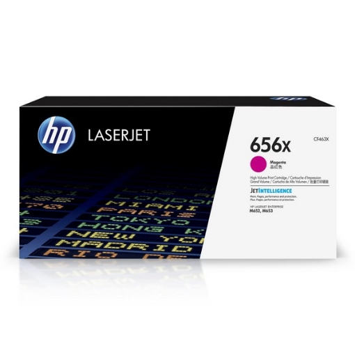 Picture of HP CF463X (HP 656X) OEM High Yield Magenta Toner Cartridge