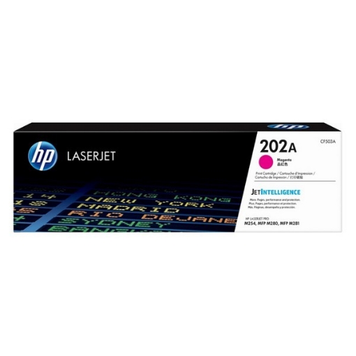 Picture of HP CF503A (HP 202A) OEM Magenta Toner Cartridge