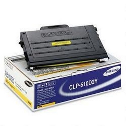 Picture of Samsung CLP-510D2Y OEM Yellow Laser Toner Cartridge