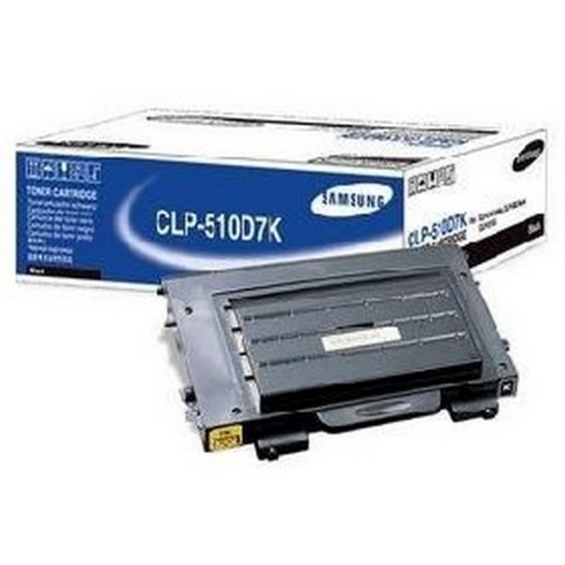 Picture of Samsung CLP-510D3K OEM Black Laser Toner Cartridge