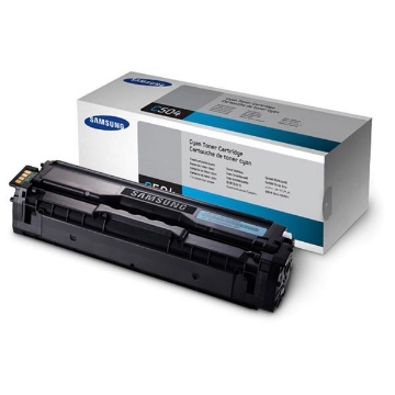 Show details for Samsung CLT-C504S Cyan Toner Cartridge (1800 Yield) Picture of Samsung CLT-C504S Cyan Toner Cartridge (1800 Yield)