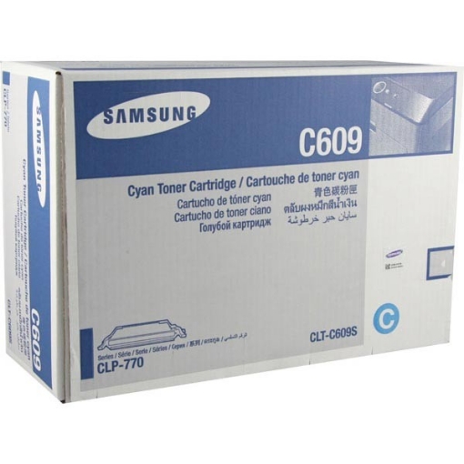 Picture of Samsung CLT-C609S OEM Cyan Toner Cartridge