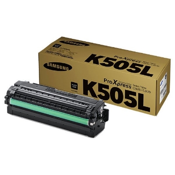 Show details for Samsung CLT-K505L High Yield Black Toner Cartridge (6000 Yield) Picture of Samsung CLT-K505L High Yield Black Toner Cartridge (6000 Yield)
