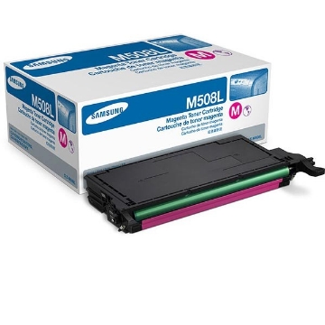 Show details for Samsung CLT-M508L High Yield Magenta Toner Cartridge (4000 Yield) Picture of Samsung CLT-M508L High Yield Magenta Toner Cartridge (4000 Yield)