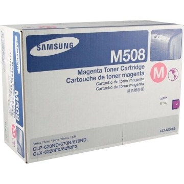 Show details for Samsung CLT-M508S OEM Magenta Toner Cartridge Picture of Samsung CLT-M508S OEM Magenta Toner Cartridge