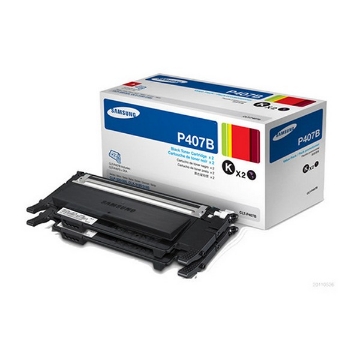 Show details for Samsung CLT-P407B OEM Black Toners (2 each) Picture of Samsung CLT-P407B OEM Black Toners (2 each)