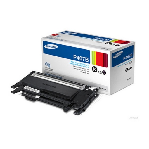 Picture of Samsung CLT-P407B OEM Black Toners (2 each)