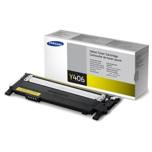 Picture of Samsung CLT-Y406S OEM Yellow Toner Cartridge