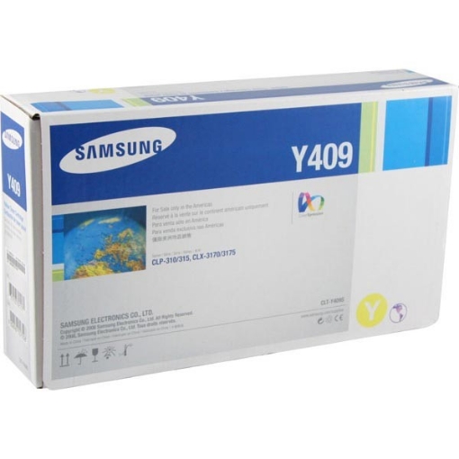 Picture of Samsung CLT-Y409S OEM Yellow Laser Toner Cartridge