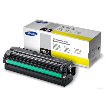 Show details for Samsung CLT-Y506L OEM High Yield Yellow Toner Cartridge Picture of Samsung CLT-Y506L OEM High Yield Yellow Toner Cartridge
