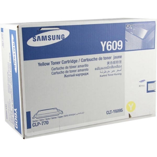 Picture of Samsung CLT-Y609S OEM Yellow Toner Cartridge