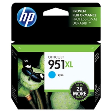 Show details for HP CN046AN (HP 951XL) OEM High Yield Cyan Inkjet Cartridge Picture of HP CN046AN (HP 951XL) OEM High Yield Cyan Inkjet Cartridge