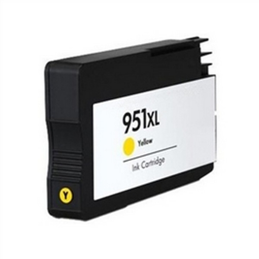 Picture of Remanufactured CN048AN (HP 951XL) High Yield Yellow Inkjet Cartridge (1500 Yield)