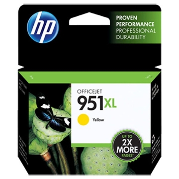 Show details for HP CN048AN (HP 951XL) OEM High Yield Yellow Inkjet Cartridge Picture of HP CN048AN (HP 951XL) OEM High Yield Yellow Inkjet Cartridge