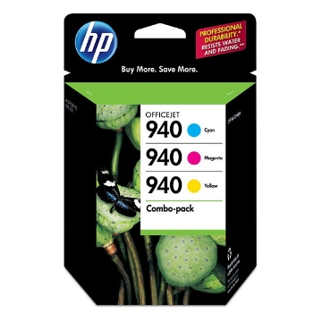 Show details for HP CN065FN (HP 940) OEM Cyan, Yellow, Magenta Ink Cartridge Picture of HP CN065FN (HP 940) OEM Cyan, Yellow, Magenta Ink Cartridge