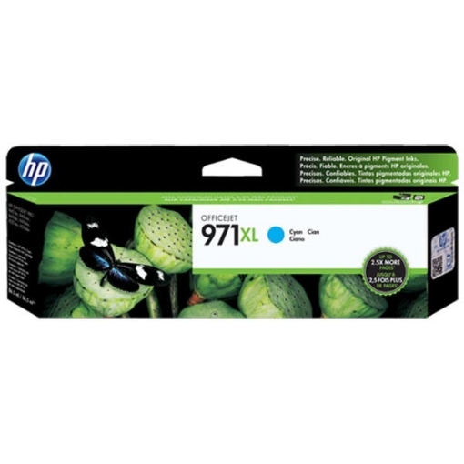 Picture of HP CN626AM (HP 971XL) OEM High Yield Cyan Ink Cartridge