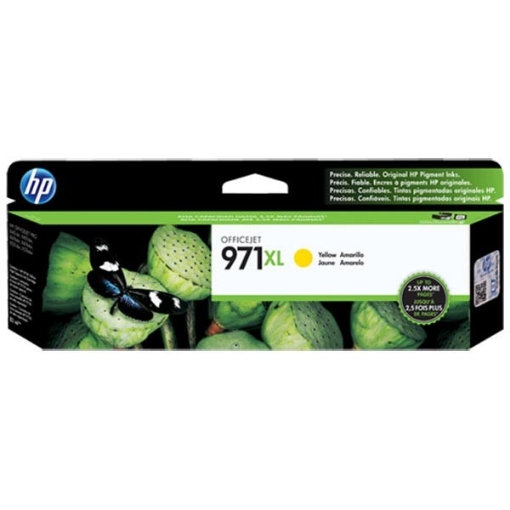 Picture of HP CN628AM (HP 971XL) OEM High Yield Yellow Ink Cartridge