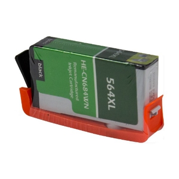 Show details for Remanufactured CN684WN (HP 564xl) High Yield HP Black Inkjet Cartridge Picture of Remanufactured CN684WN (HP 564xl) High Yield HP Black Inkjet Cartridge