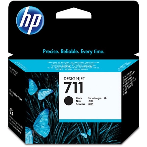 Picture of HP CZ133A (HP 711A) OEM Black Inkjet Cartridge