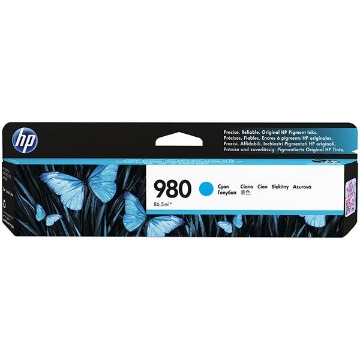 Show details for HP D8J07A (HP 980) OEM Cyan Ink Cartridge Picture of HP D8J07A (HP 980) OEM Cyan Ink Cartridge