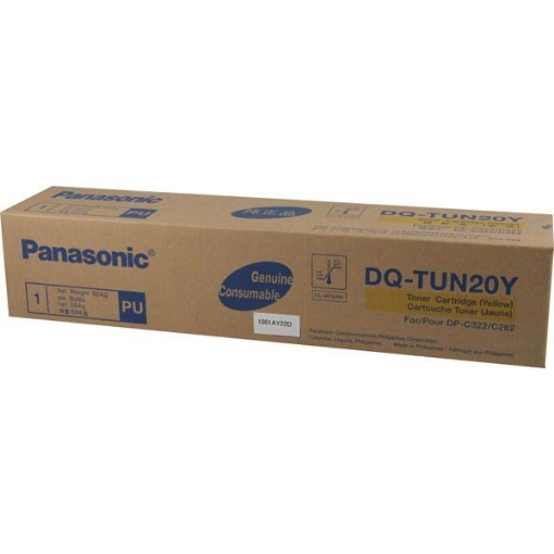 Picture of Panasonic DQ-TUN20Y OEM Yellow Toner Cartridge