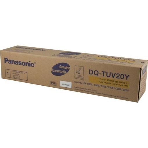 Picture of Panasonic DQ-TUV20Y OEM Yellow Toner Cartridge