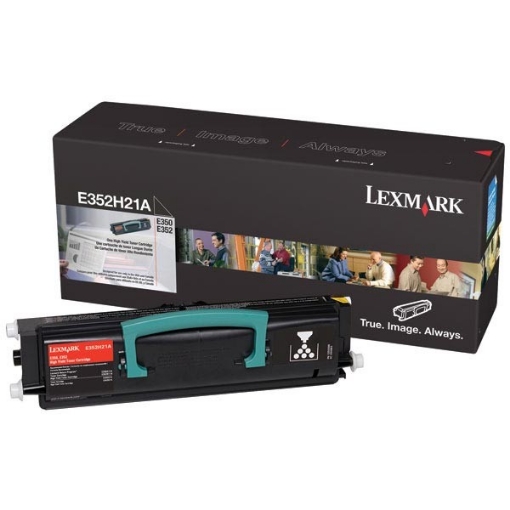 Picture of Lexmark E352H21A OEM Black Toner