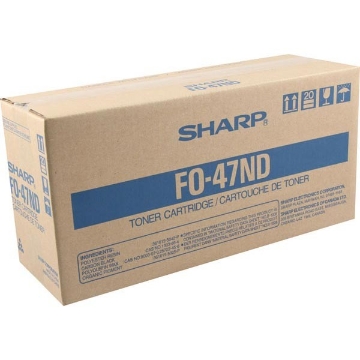 Show details for Sharp FO-47ND Black Toner Cartridge (6000 Yield) Picture of Sharp FO-47ND Black Toner Cartridge (6000 Yield)