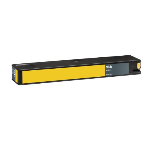 Picture of Remanufactured J3M70A (HP 981A) HP Yellow Inkjet Cartridge