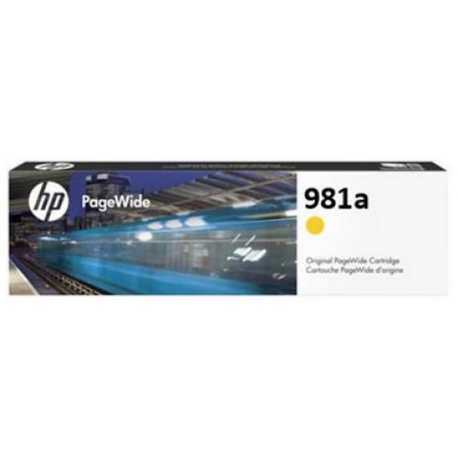 Picture of HP J3M70A (HP 981A) Yellow Inkjet Cartridge (6000 Yield)